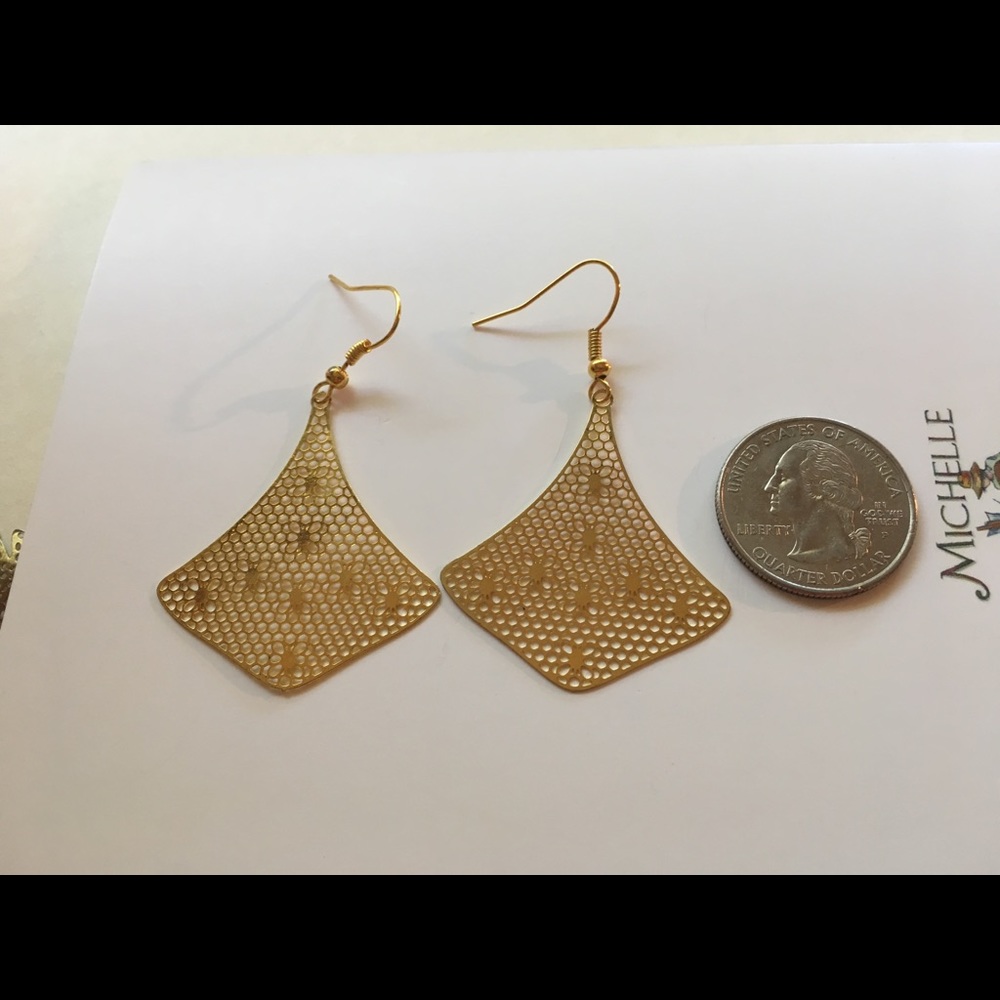 Filigree earrings,dangle earrings!